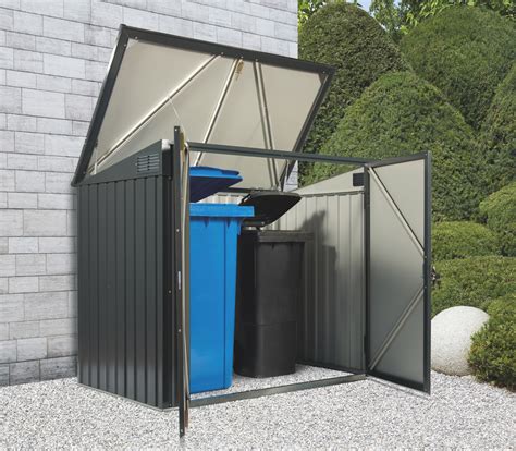 metal trash can enclosure|residential trash enclosures.